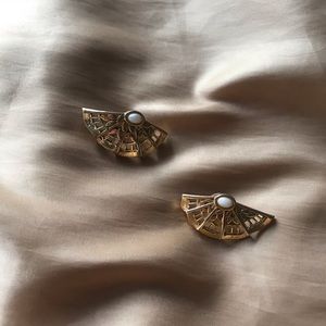 Vintage gold earrings